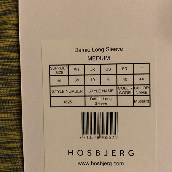 HOSBJERG MUSTARD DAFINE LONG SLEEVE - Picture 5 of 8